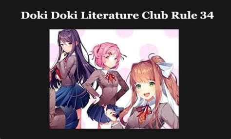 rule, 34|Doki Doki Literature Club Rule 34: The place where the girls